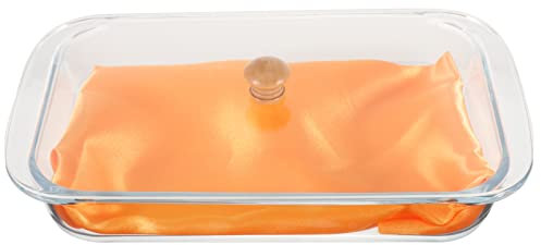 Cabilock Plateau de Service en Verre avec Couvercle pour Collations Médicinales Fruits Secs Et Desserts