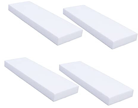 BESTonZON 6 Stück Schaumstoff Kuchenformblock 30x10x5cm Selbstgemacht Kuchenform Blöcke Bastelmaterial Für Fondant Cake Pops Modellierblock Für Kreative Projekte Weiß
