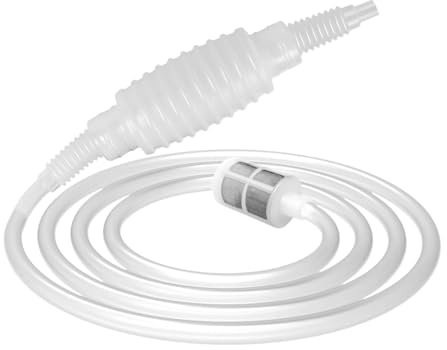 Lahviuu Brew Siphonröhre Kunststoff, 1 Stück Weinheber Abfüllschlauch Heberfiltersatz Siphon Rohr Schlauch Filter Brewing Siphon Hose Wein,für Wein Bier Hausbrauen Herstellung 2m