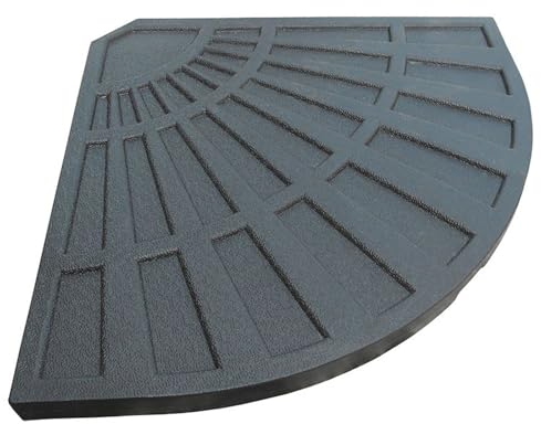 Gravidus Einlegeplatte für Schirmständer stabiles Sonnenschirm Gewichte für Outdoor Nutzung Robustes Material anthrazit 13,9 kg