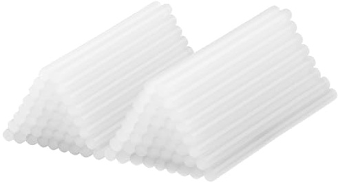 AGT Stick Heißklebepistole: 100 Klebesticks für Heißklebepistolen, 11 x 200 mm, weiß (Klebepistolen Sticks, Kleber, Pistole)
