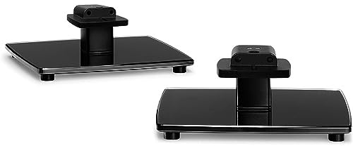 Set di 2 supporti da tavolo in alluminio nero per Bose OmniJewel Lifestyle 650/850 Home Entertainment System