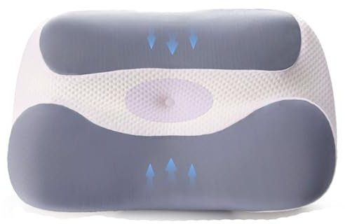 Tivezlor Nackenkissen, ergonomisches orthopädisches Memory Foam-Kissen für Seitenschläfer, Nacken- und Schulterentlastung