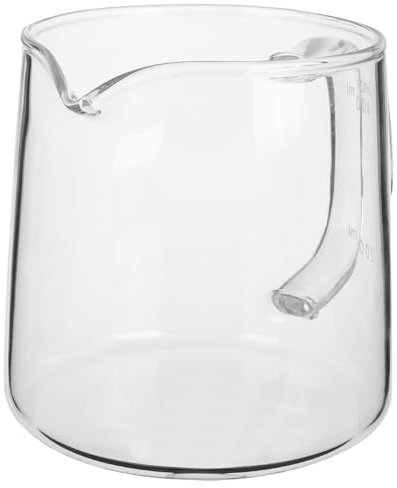 Mipcase Tazza per Caffè Riutilizzabile in Vetro Borosilicato Resistente al Calore per Caffè Americano Caffettiera da Server da Usare al Bar Elegante Teiera per Casa e Ufficio