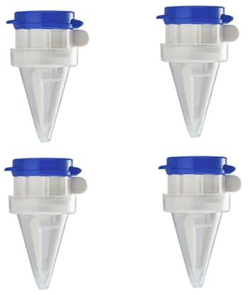 4PCS Anti-Spray Drinks Box Diverter, Bottle Pourer Milk Drinks Diverter, Reusable Sealed Milk Bottles Pourer Plastic with Lid, Juice Drink Pour Spout