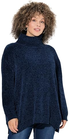 Ulla Popken Mujer Azul Tinta 50+