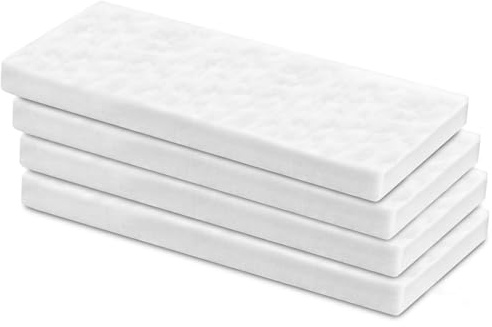 TXXATX 6 Stück Keramikwolle für Bioethanol Kamin 300x100x13mm | Glaswolle, Keramikschwamm, Keramische Wolle, Ethanol, Ceramic Wool, für Indoor Gel Tischkamin, Bio Ethanol Kaminofen