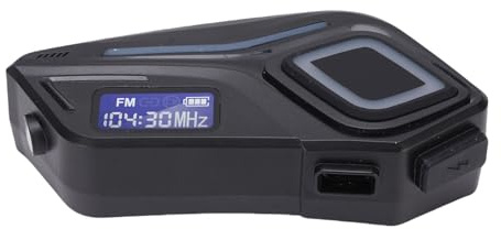 VBESTLIFE Altavoz para Casco de Motocicleta Bluetooth 5.4 IPX8 a Prueba de Lluvia, Auriculares con Diafragma de Grafeno de 40 Mm con Tiempo de Reproducción de 40 Horas y Respuesta