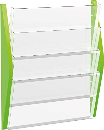 helit H6270459 - Wandbogendisplay „the arc“ 4 x DIN A3 quer, grün transluzent