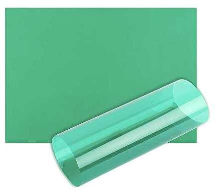 Green Acetate Sheets OHP Film A3 Acetate Sheet Tinted Page Overlays Reading Aid Colour Clear Plastic Craft Thick (10 Sheets - A3-29.7cm x 42cm)