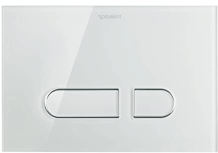 Duravit Betätigungsplatte A1, für WC, 229, 8x157m Glas Weiß, WD5002012000