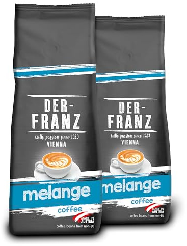 Der-Franz - Café Melange con certificación UTZ, molido, 2 x 500 g