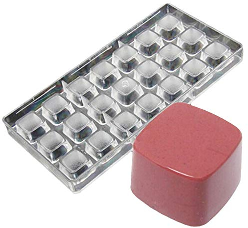 DUBENS Quadratische Form Polycarbonat Schokolade Form DIY handgemachte Schokolade PC Form Gebäck Schokolade Werkzeug