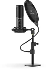 PREYON Buzzard Scream USB-Mikrofon-Set für Streaming und Gaming- Kapazitives Mikrofon mit Nierencharakteristik, Anti-Shock-Halterung, Pop-Filter -Plug & Play -Aluminiumgehäuse