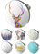 arteneur® - Pop Up Waschbeckenstöpsel mit Motiv Bunter Hirsch | Abflusssieb | Doppel Dichtung | Universal Abflussstöpsel 34mm – 41mm | Pop Up Ventil Waschbecken Stöpsel