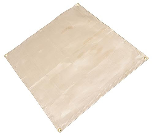 ORFOFE Feuerbeständiges Tuch Hitzebeständige Decke Grillschutztuch Feuerhemmende Ofenmatte Glasfasermaterial Outdoor Grillzubehör Leicht Zu Falten Für Küche Und Familie
