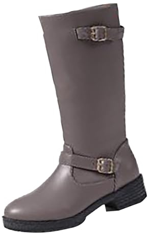 Generisch black week angeboteStiefel Damen Schwarz Kniehohe Damen Westernstiefel Damen Chelsea Mit Rutschfest Sohle Casual Spitze Zehe Klobiger Block