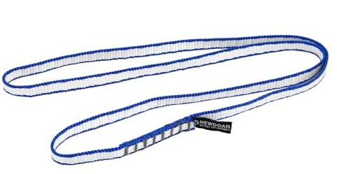 NewDoar Climbing Sling 10 mm Dyneema Sling Runners 22KN 4840LB Climbing Utility Cord Rock Climbing,Creating Anchors System,Rappelling Gear,Perfect for Tree Work-Blue/48''(120cm) 1pcs