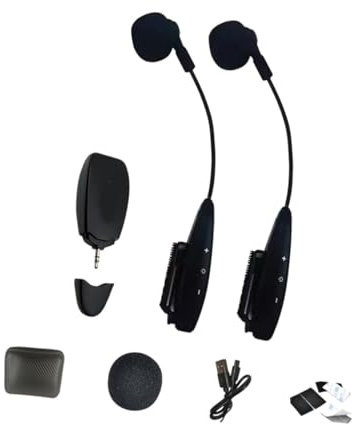 Harilla Micrófono para Violín con Clip, Pastilla de Cuello de Cisne para Mandolina, Micrófono doble