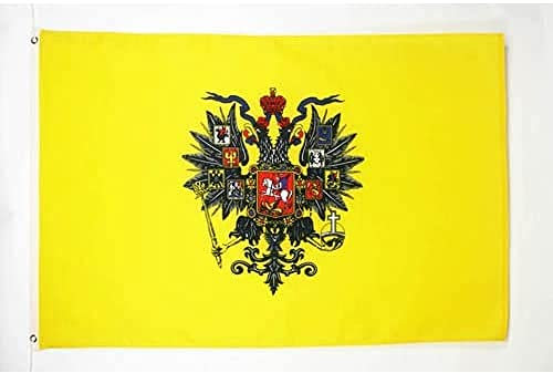 AZ FLAG - Bandera Rusia Wwi De Guerra - 90x60 cm - Bandera Rusa Imperial 100% Poliéster Con Ojales de Metal integrados - 50g - Colores Vivos Y Resistente A La Decoloración