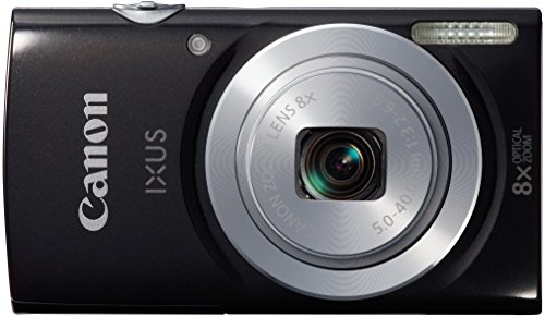Canon IXUS 147 Digitalkamera (16 Megapixel, 8-fach opt. Zoom, 6,8 cm (2,6 Zoll) LCD-Display, HD-Ready) schwarz