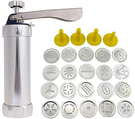 Zonfer 1set Plätzchen-Presse-Pump-Maschine Biscuit-Hersteller Set Multifunktions Plätzchen-Presse-Set