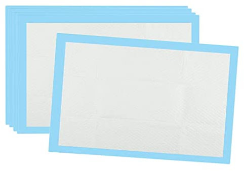 Amagogo Packung mit 5/10/15 Inkontinenz Bettpolstern, nbezüge, Blau, 80x150cm