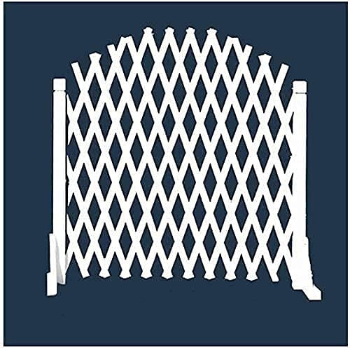GXBCS Beeteinfassung Zaun Zierzaun Palisaden Für Garten Palisade Rasenkante Plant Palisades Arc Top Animal Barrier Plants Kletterhilfe für Einfahrten Hotels 2 Größe 1030(Color:White;Size:160x90cm)