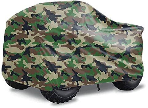 Carkio Housse de Rangement extérieure pour Quad ATV - Imperméable - 210D - Résistante aux UV - Résistante au Vent et à la poussière - Résistante au Vent - Oxford 210D - XXL