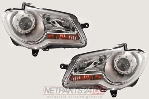 Johns, Scheinwerfer Halogen passend für VW Touran 1T ab 06-10 Satz H7 H1 LR