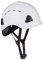 UNINOVA Casque de Chantier EN397,Casque de Protection Casque de Sécurité Réglable avec Cliquet, Casque de Travail pour la Construction et l'escalade,Couleur: Blanc