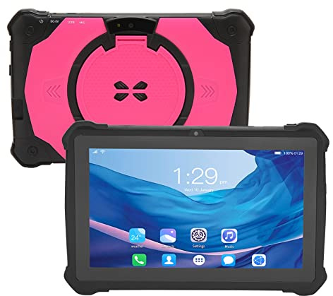 Tableta para Niños de 7 Pulgadas, Tableta para Niños para Android 10 2GB 32GB 5G WIFI Banda Dual, IPS HD Tableta para Niños Pequeños PC Cámara Dual Altavoces Duales Tableta (Enchufe de la UE)