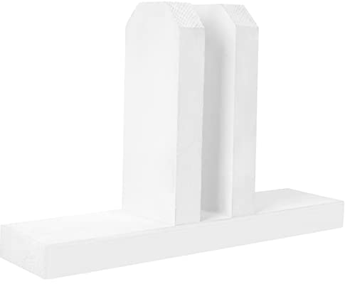 YARNOW Balcony Wooden Fence Base Stand Stabiler Gartenzaun Fuß Selbstmontage Ohne Werkzeuge Wetterbeständig Polierte Oberfläche Für Für Balkon Und Garten