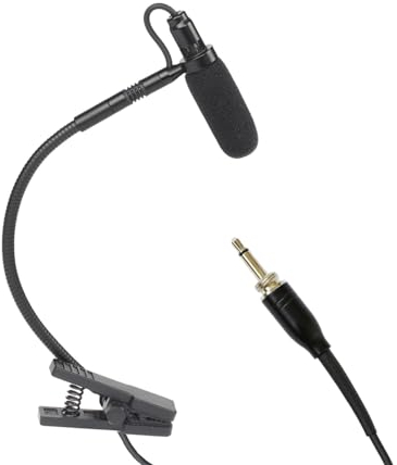 kowaku -Instrumental-Kondensatormikrofon, Saxophonmikrofon, 2,7 m, flexibles Schwanenhalsmikrofon für Hörner, Trompeten, Live-Show, Saxophon, L3