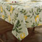 Arquiel Mantel Rectángulo Amarillo Limón, Resistente Al Agua, PVC Antimanchas Lavable para Cocina, Comedor, Fiestas (140x220cm)