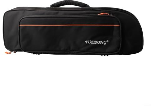 Trompetentasche, weich, verstellbar, tragbar, Oxford-Stoff, Trompetentasche, wasserdichte Trompetentasche mit Schultergurt (schwarz)