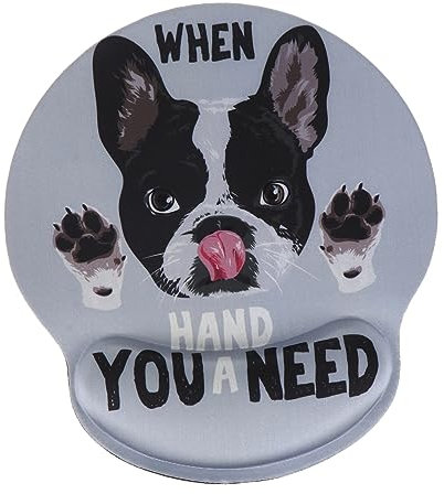 VILLCASE Keyboard Wrist Rest Support for Home Office Use Nonslip Mouse Pad Cartoon Dog Design Ergonomic Wrist Rest Cushion for Computer Laptop