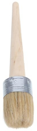 OSALADI 3pcs Paint Wax Brush for Furniture Painting Waxing Large Natural Bristles for Home Decor Projects