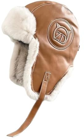 MZRAN Vintage Hut für Erwachsene Winter Rollenspiel Party mit Ohrenklappen Bühnenauftritte Kostüm Kopfschmuck
