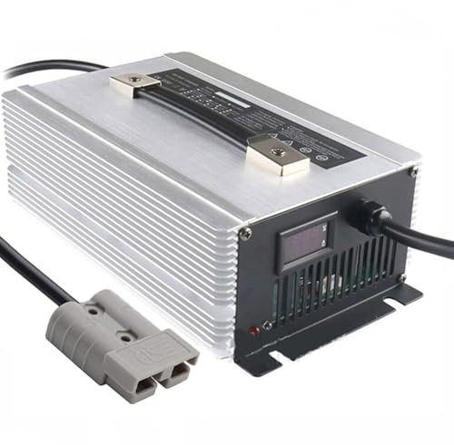 HYDTGZ 2000 W Hochleistungs Batterieladegerät Gabelstapler Batterieladegerät 12 V/24 V/36 V/48 V/60 V/72 V Blei Säure Batterieladegeräte mit Anderson Stecker,36v 40a,350A