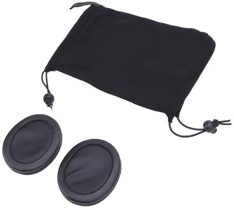 Felpa con Cappuccio Calmante per Cani, Cuffie Antirumore, Toelettatura, Sollievo Dall'ansia, Maniche Copricapo Silenziose Nere (L)