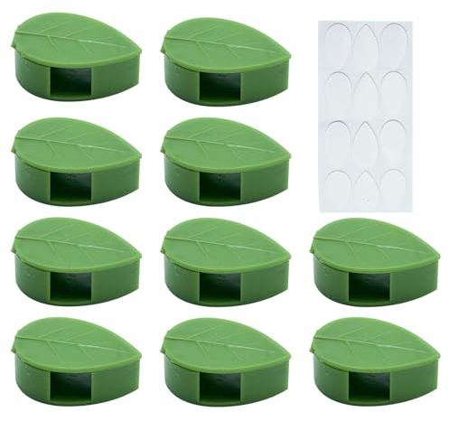 Sujetadores para Plantas Trepadoras Exterior - 10 Piezas Sujetadores Invisibles para Plantas Trepadoras En Pared,Utensilios y Accesorios para Propagación en Ventana Invernadero Maceta