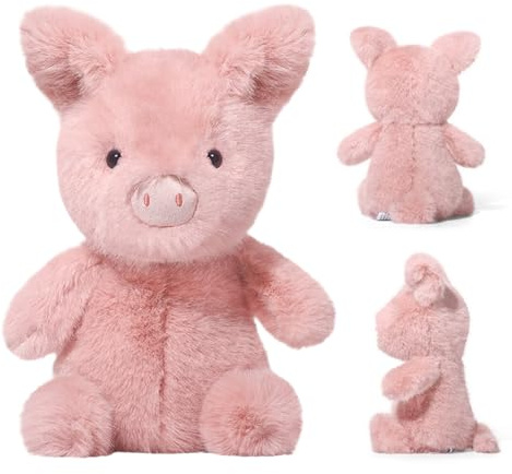 Generico Plüschtier Tier - Plüschtier Schwein | Kuschelige Dekoration für Betten Sofa Auto Schreibtisch Bücherregal