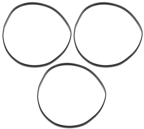 ULTECHNOVO 3piezas Correa Dentada para Máquina de Pan Repuesto Compatible y Duradero para Accesorios de Panificadora Silvercrest Diseño Fácil de Instalar y Funcionalidad Óptima