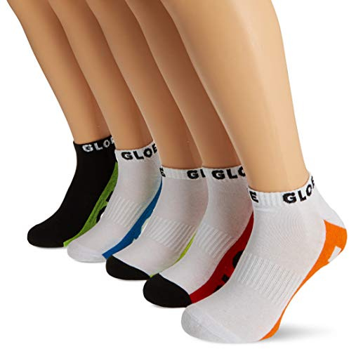 Globe Herren Multi Brights Ankle 5pk Socken, mehrfarbig,Einheitsgröße EU