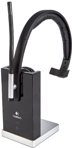 Logitech H820e Casque Micro sans Fil, Mono Oreillette avec Micro Antiparasites, USB, Commandes Intégrées, Témoin Lumineux, PC/Mac/Portable - Noir