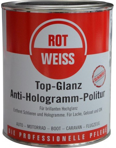 Rotweiss 1 Stück 750ml Anti Hologramm Topglanz Politur 1500