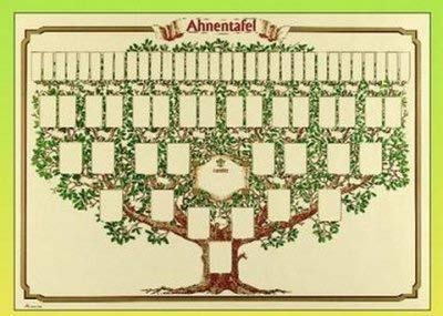 RNK-Verlag Reimer Nachf. Kuhn Premium Ahnentafel RNK 2808 50x70cm 1-63 6generationen Baum