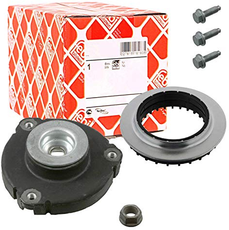 febi bilstein 37895 Federbeinstützlagersatz mit Kugellager und Anbaumaterial, 1 Stück | Kompatibel mit: SEAT CORDOBA, IBIZA III, SKODA FABIA I, FABIA I Combi, FABIA I Praktik, FABIA I Stufenheck, FABIA II