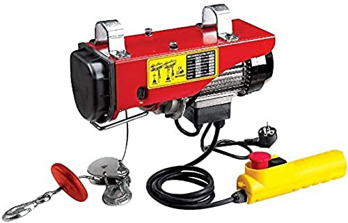 CEVIK PRO CE-P500-990 Polipasto Eléctrico 220V 1600W Capacidad 500-990kg Control Térmico Gancho con Cierre Instalación Rápida Uso Industrial Pesado